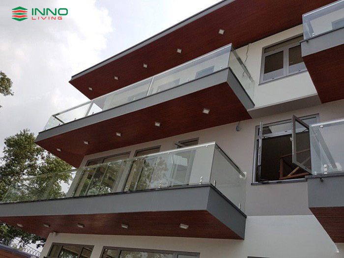 Tấm gỗ nhựa ốp trần - tường ngoài trời INNOliving 225×20