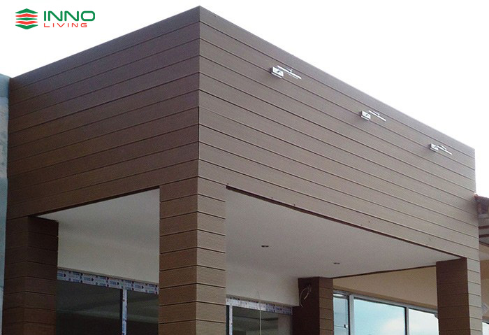 Tấm gỗ nhựa ốp trần - tường ngoài trời INNOliving 225×20