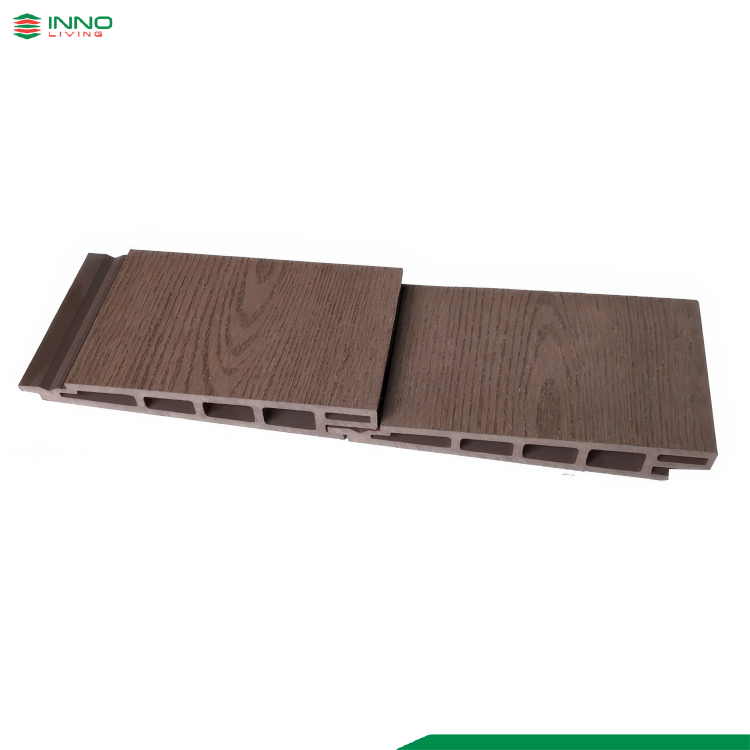 INNO LIVING 180x26 là gỗ nhựa composite, bền, chống thấm, vân sóng độc đáo
