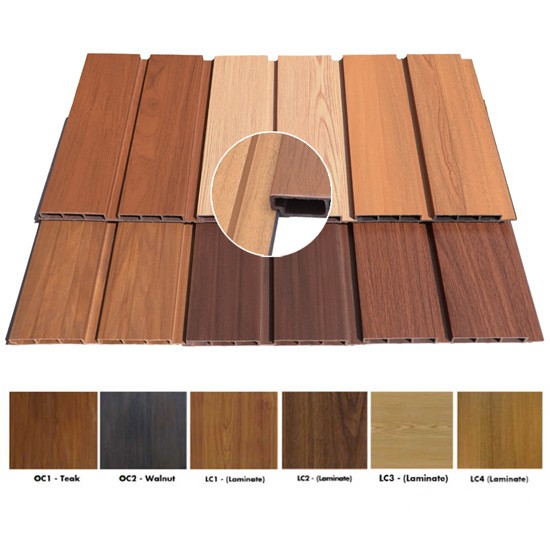 Tấm ốp lam sóng gỗ nhựa INNOliving W204T15