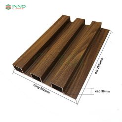 Tấm ốp lam sóng gỗ nhựa INNOliving W202T30