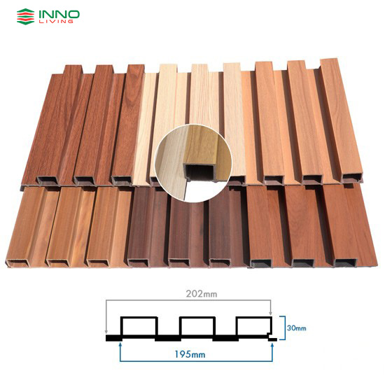Tấm ốp lam sóng gỗ nhựa INNOliving W202T30