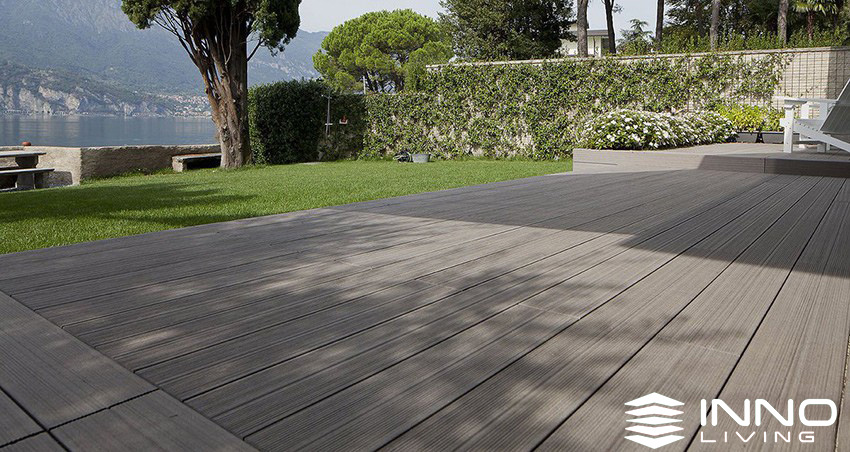 Sàn Gỗ Nhựa Lỗ Vuông Ngoài Trời INNOLIVING 145x25 12 ung dung san go nhua ngoai troi innoliving 145 25 san vuon Edited