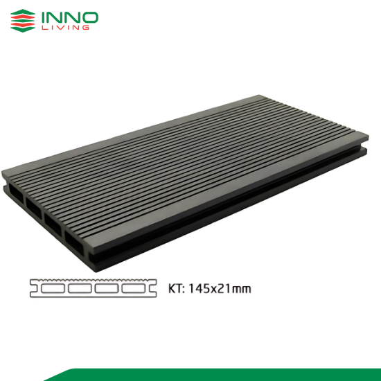 Sàn Gỗ Nhựa WPC Ngoài Trời 145x21 10 Sàn Gỗ Nhựa WPC Ngoài Trời 145x21