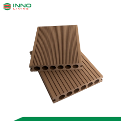 Sàn gỗ nhựa ngoài trời INNOliving 140x25 lỗ tròn