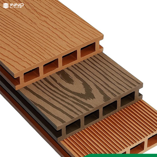 Sàn Gỗ Nhựa Ngoài Trời INNOliving 140x25 Lỗ Vuông
