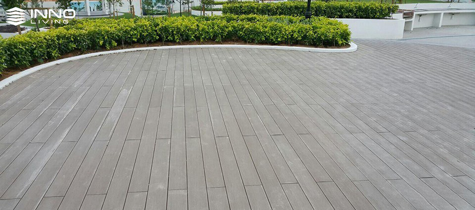 Sàn Gỗ Nhựa WPC Ngoài Trời 145x21 20 Sàn gỗ nhựa ngoài trời INNOliving 145×21