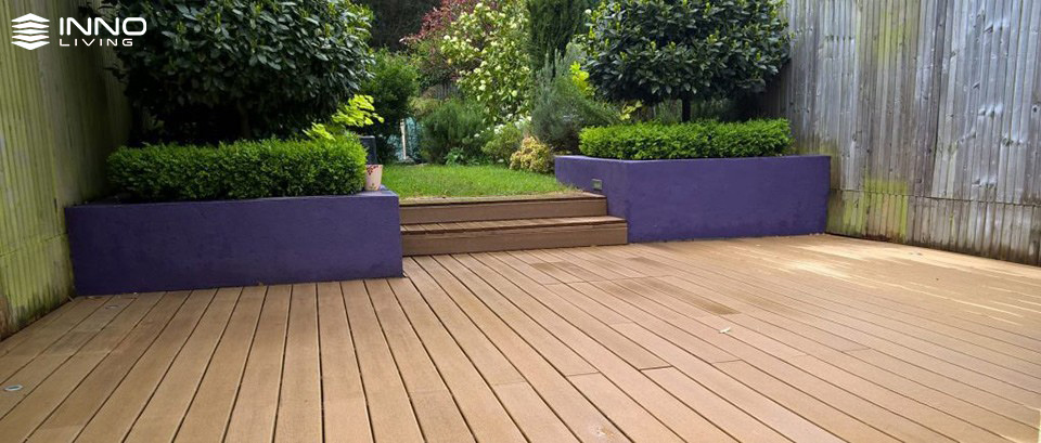 Sàn Gỗ Nhựa WPC Ngoài Trời 145x21 19 Sàn gỗ nhựa ngoài trời INNOliving 145×21