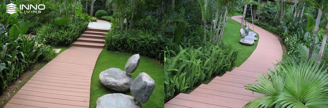 Sàn gỗ nhựa ngoài trời INNOliving 140x25 lỗ vuông Sàn gỗ nhựa ngoài trời INNOliving 140x25 lỗ vuông