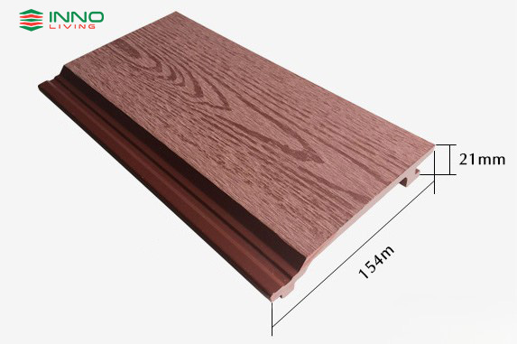 Tấm Ốp Trần - Tường Gỗ Nhựa Ngoài Trời INNOliving 154x21 11 Tấm ốp gỗ nhựa ngoài trời INNOliving 154×21