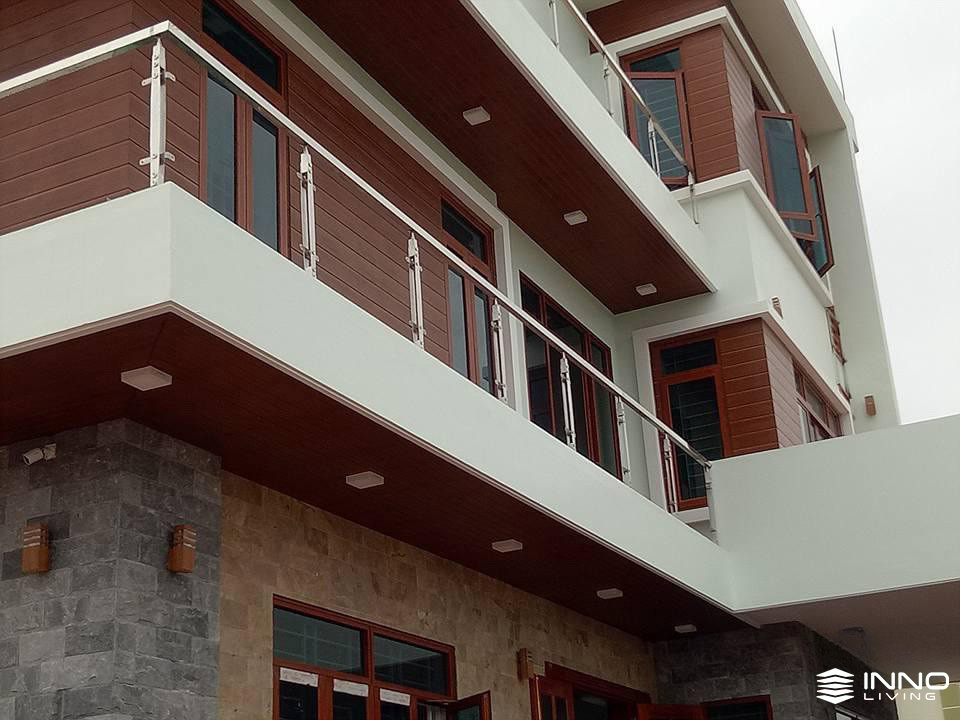 Tấm Ốp Trần - Tường Gỗ Nhựa Ngoài Trời INNOliving 154x21 16 Tấm ốp gỗ nhựa ngoài trời INNOliving 154×21