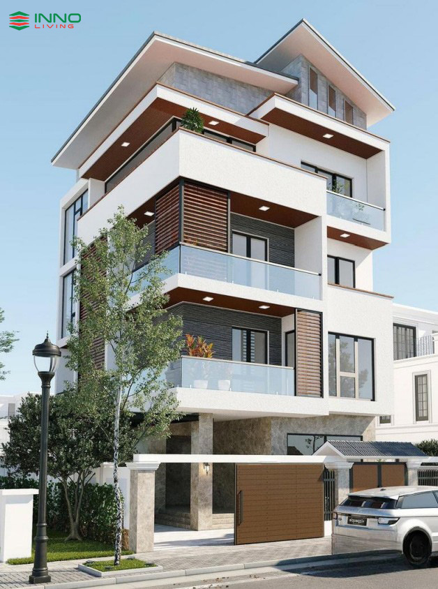 Tấm Ốp Trần - Tường Gỗ Nhựa Ngoài Trời INNOliving 154x21 18 Tấm ốp gỗ nhựa ngoài trời INNOliving 154×21