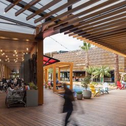 Thanh lam gỗ nhựa ngoài trời INNOliving 60×40