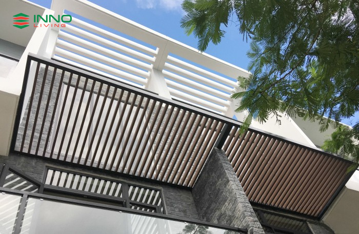 Ứng dụng thanh lam gỗ nhựa ngoài trời 90×40 (3)