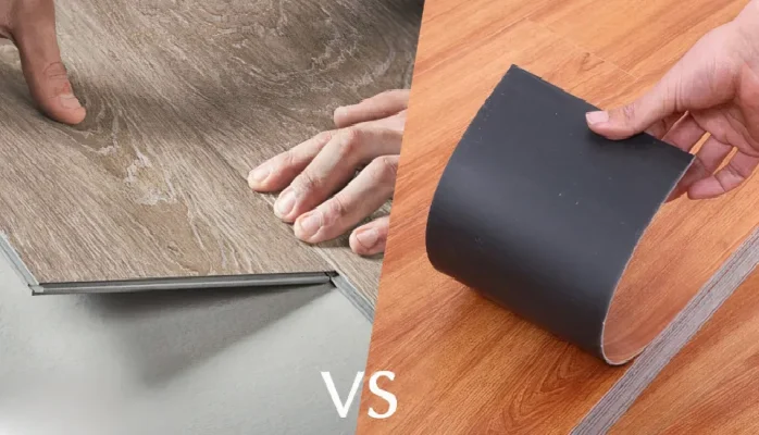 So Sánh Sàn Vinyl Hèm Khóa Và Sàn Vinyl Dán Keo