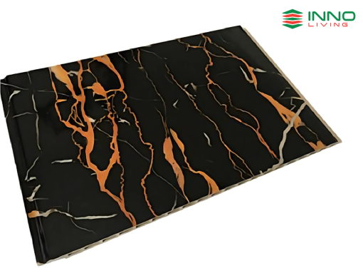 Tấm ốp tường PVC Nano vân đá là vật liệu cao cấp, bền đẹp, chống trầy xước
