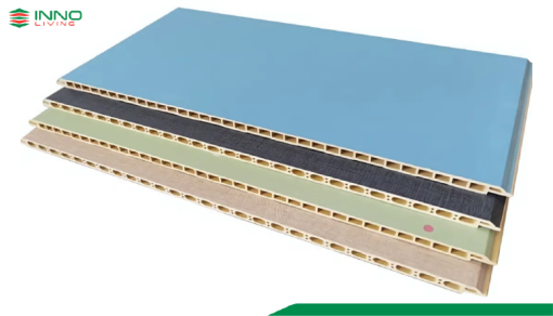 Ốp tường PVC Nano 60cm vượt trội nhờ lõi cứng cáp, chống va đập, bền vững trong môi trường nóng ẩm
