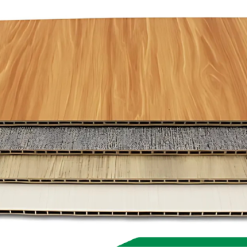 Tấm nhựa ốp tường PVC Nano vân gỗ bản 40cm