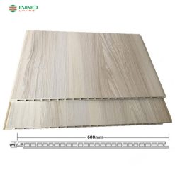 Tấm Nhựa Ốp Tường PVC Nano Vân Gỗ Bản 60cm 1 Tấm nhựa ốp tường PVC Nano vân gỗ bản 60cm