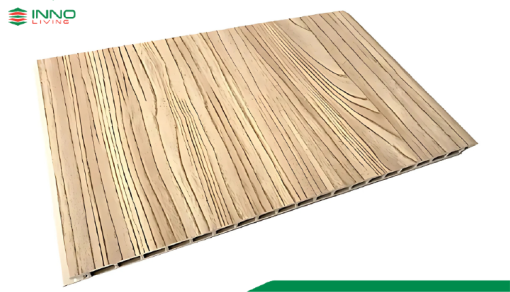 tấm nhựa ốp tường PVC Nano vân gỗ bản 60cm