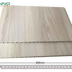 tấm nhựa ốp tường PVC Nano vân gỗ bản 60cm