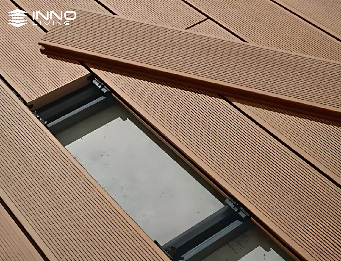 INNO LIVING 60x30 làm từ WPC, chống chịu thời tiết, mối mọt INNO LIVING 60x30 làm từ WPC, chống chịu thời tiết, mối mọt