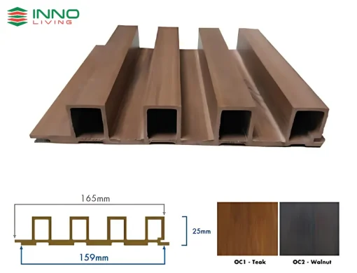 Tấm ốp lam sóng INNO LIVING W165T25 bền màu, chống chịu thời tiết