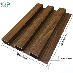 tấm ốp lam sóng gỗ nhựa INNO LIVING W202T30