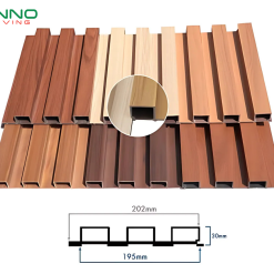 Lam sóng W202T30 kết hợp bột gỗ, nhựa, bền đẹp, chống bám bụi hiệu quả