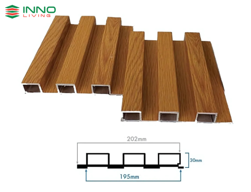 tấm ốp lam sóng gỗ nhựa INNO LIVING W202T30