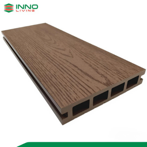 Sàn Gỗ Nhựa Ngoài Trời Lỗ Vuông 140×21