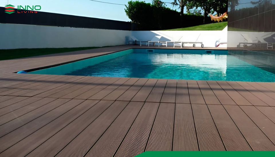Sàn Gỗ Nhựa Ngoài Trời Lỗ Vuông 140×21
