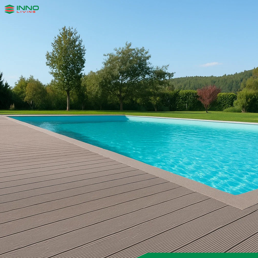 Đặc điểm của sàn gỗ nhựa composite ngoài trời INNOliving 140x21 lỗ tròn