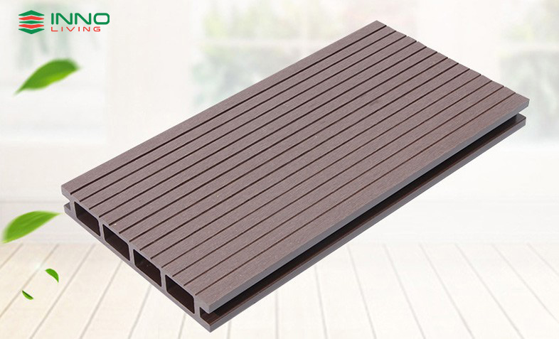 Sàn gỗ nhựa ngoài trời INNOliving 140×21 lỗ vuông