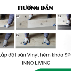 Cách lắp đặt sàn Vinyl hèm khóa SPC