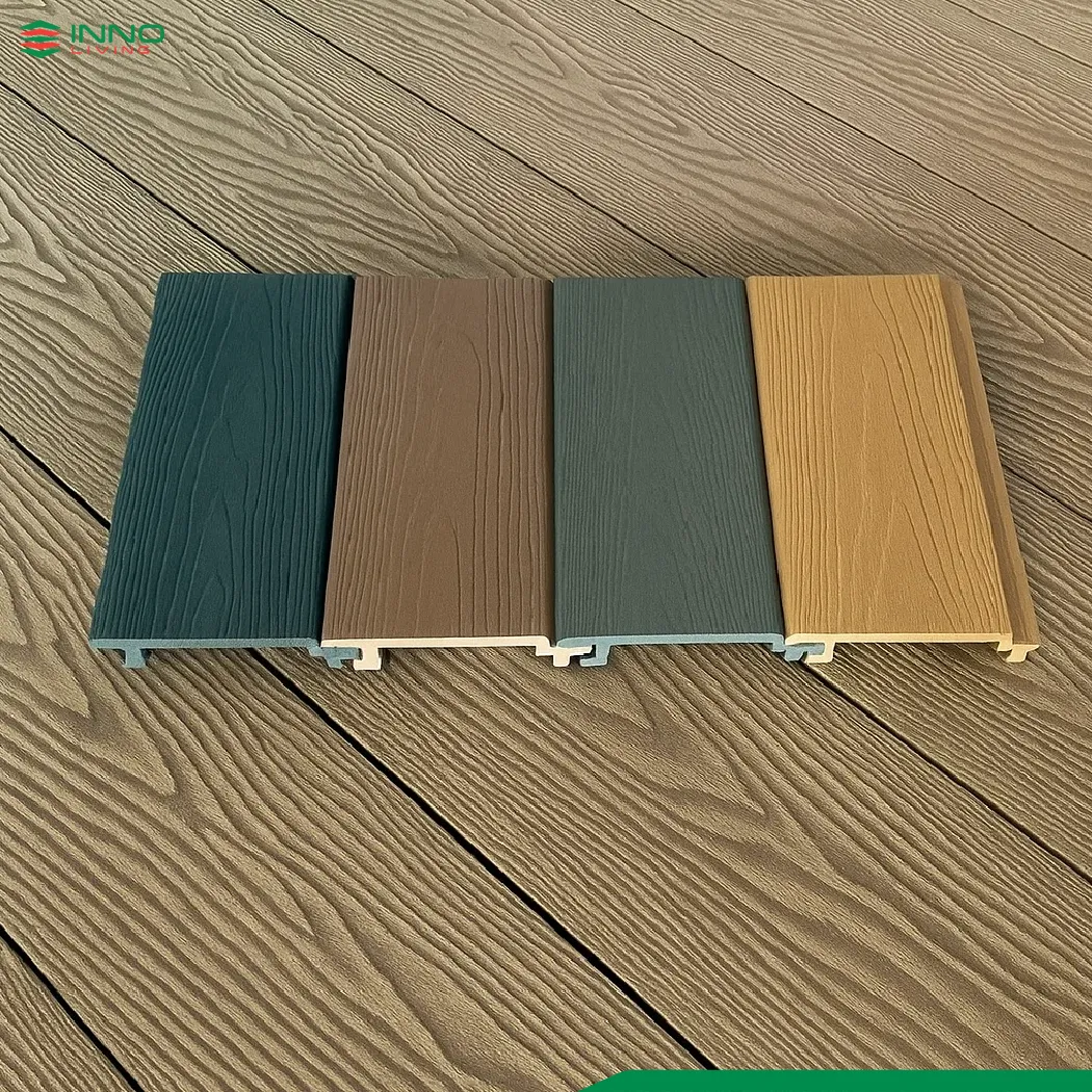 Tấm ốp lam sóng gỗ nhựa ngoài trời là vật liệu composite dùng để trang trí ngoại thất, có vẻ đẹp sang trọng và độ bền vượt trội