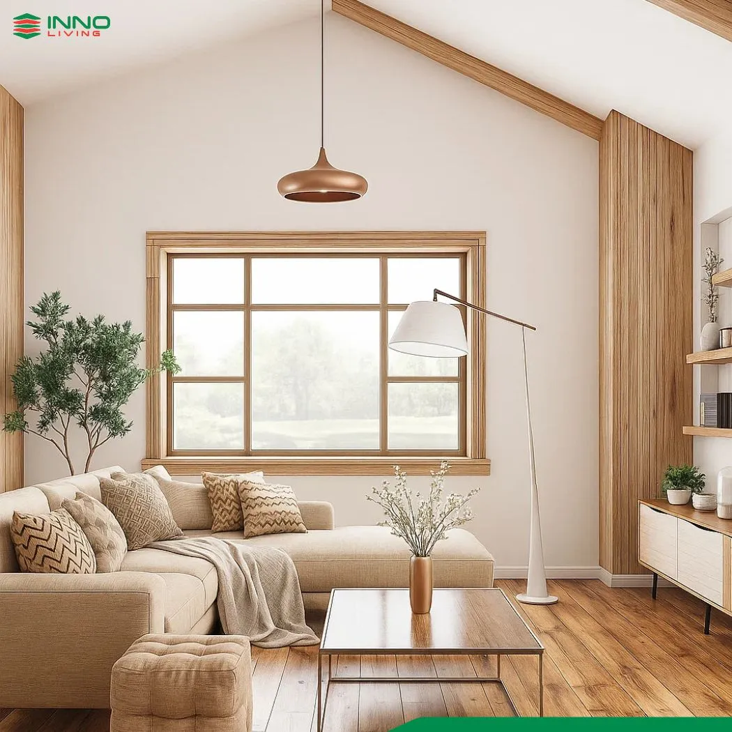 Sàn nhựa vinyl SPC nên được chọn sao cho hài hòa với tổng thể