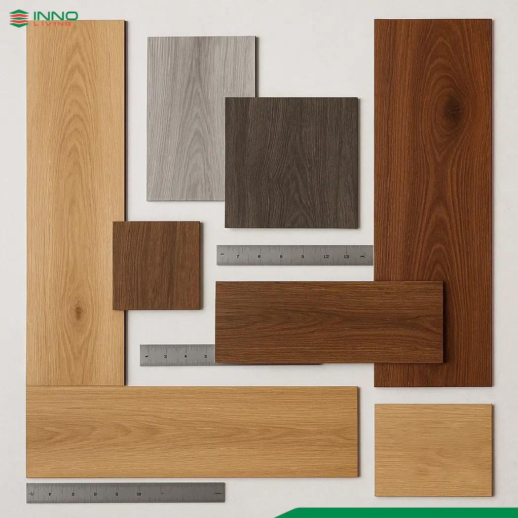 Với nhiều kích thước đa dạng, sàn nhựa vinyl SPC giúp tiết kiệm thời gian, chi phí thi công cho văn phòng