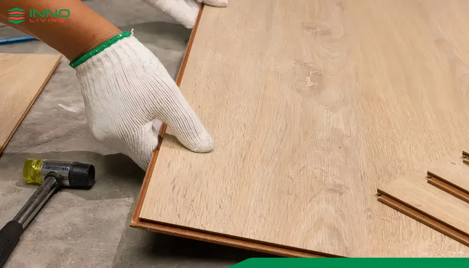Sàn Nhựa Vinyl Spc Hèm Khóa
