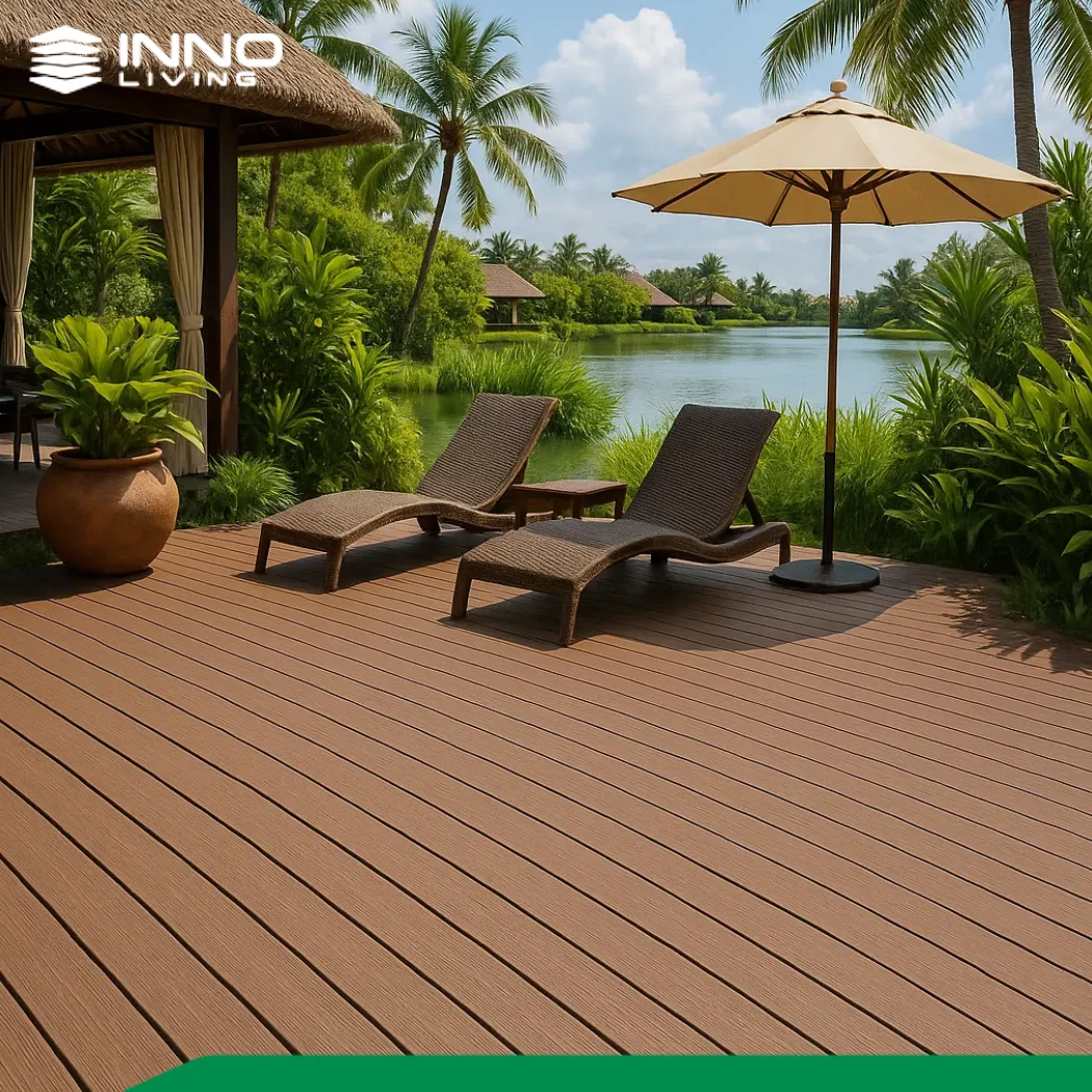 Chuẩn bị mặt bằng trước thi công sàn gỗ nhựa composite ngoài trời
