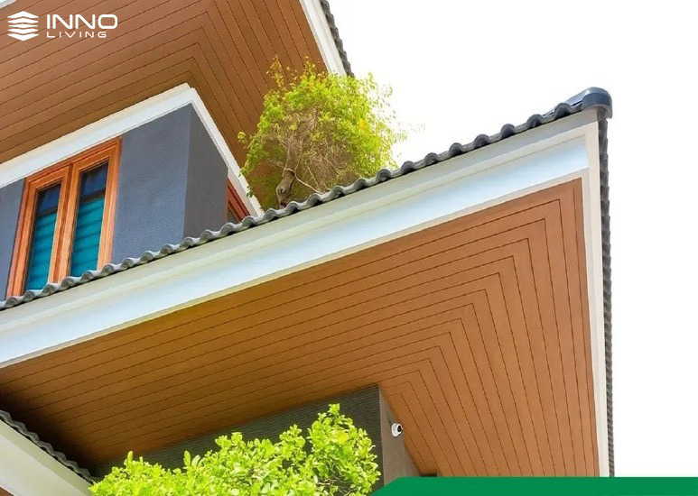 Trang trí ban công bằng gỗ nhựa ngoài trời composite