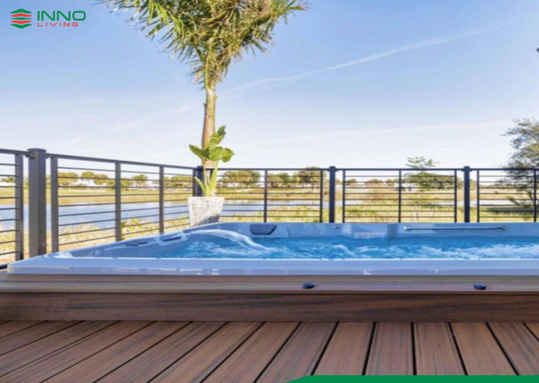 Gỗ nhựa composite lát sàn hồ bơi