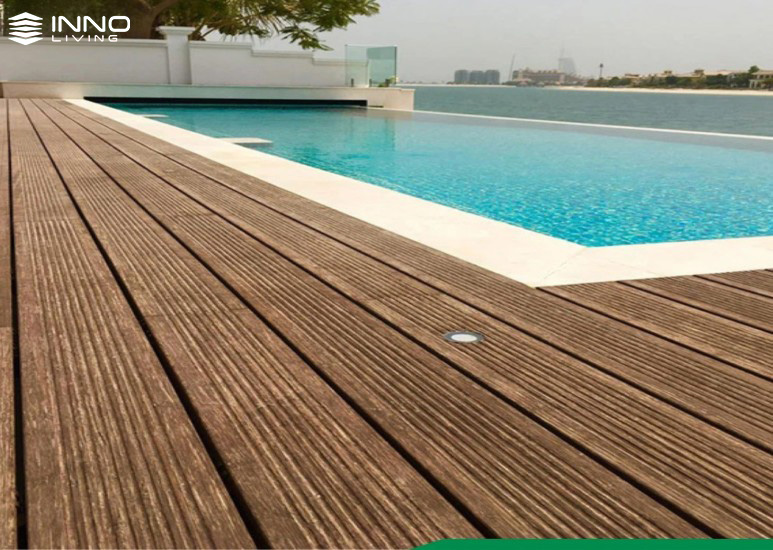 Gỗ nhựa composite lát sàn hồ bơi