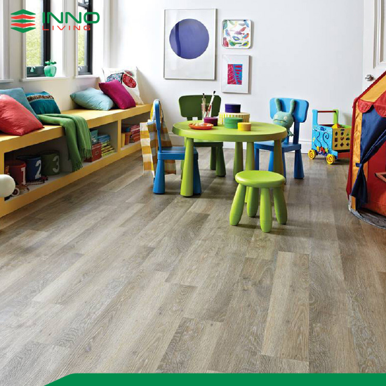 Sàn nhựa vinyl SPC dễ lắp đặt và thay mới