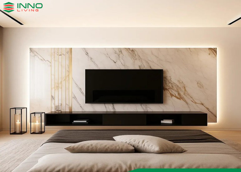 Tấm nhựa ốp tường PVC Nano vân đá