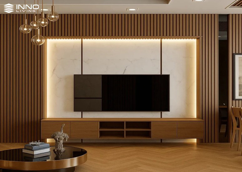 Tấm nhựa ốp tường PVC Nano vân đá