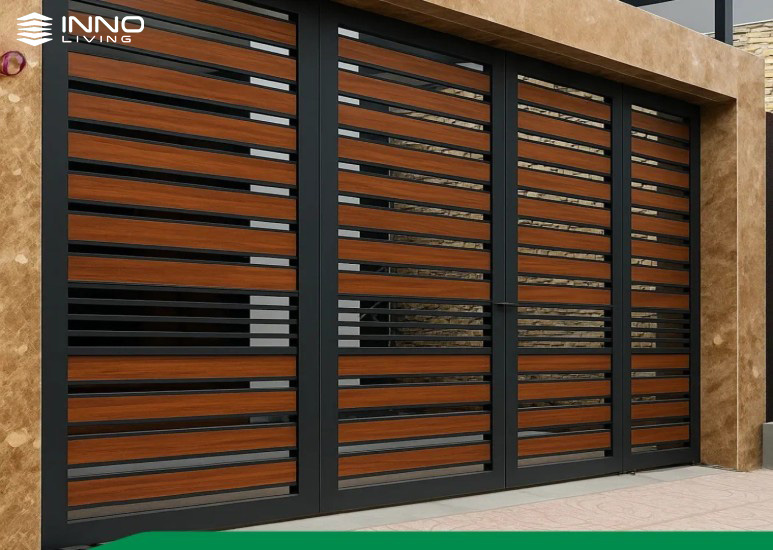 Cột gỗ nhựa composite ngoài trời Inno Living