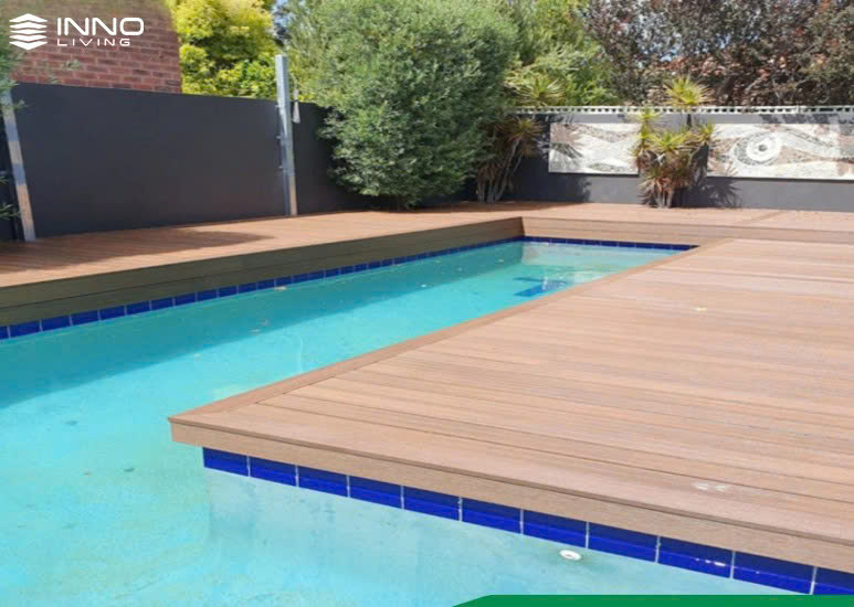 Gỗ nhựa composite lát sàn hồ bơi