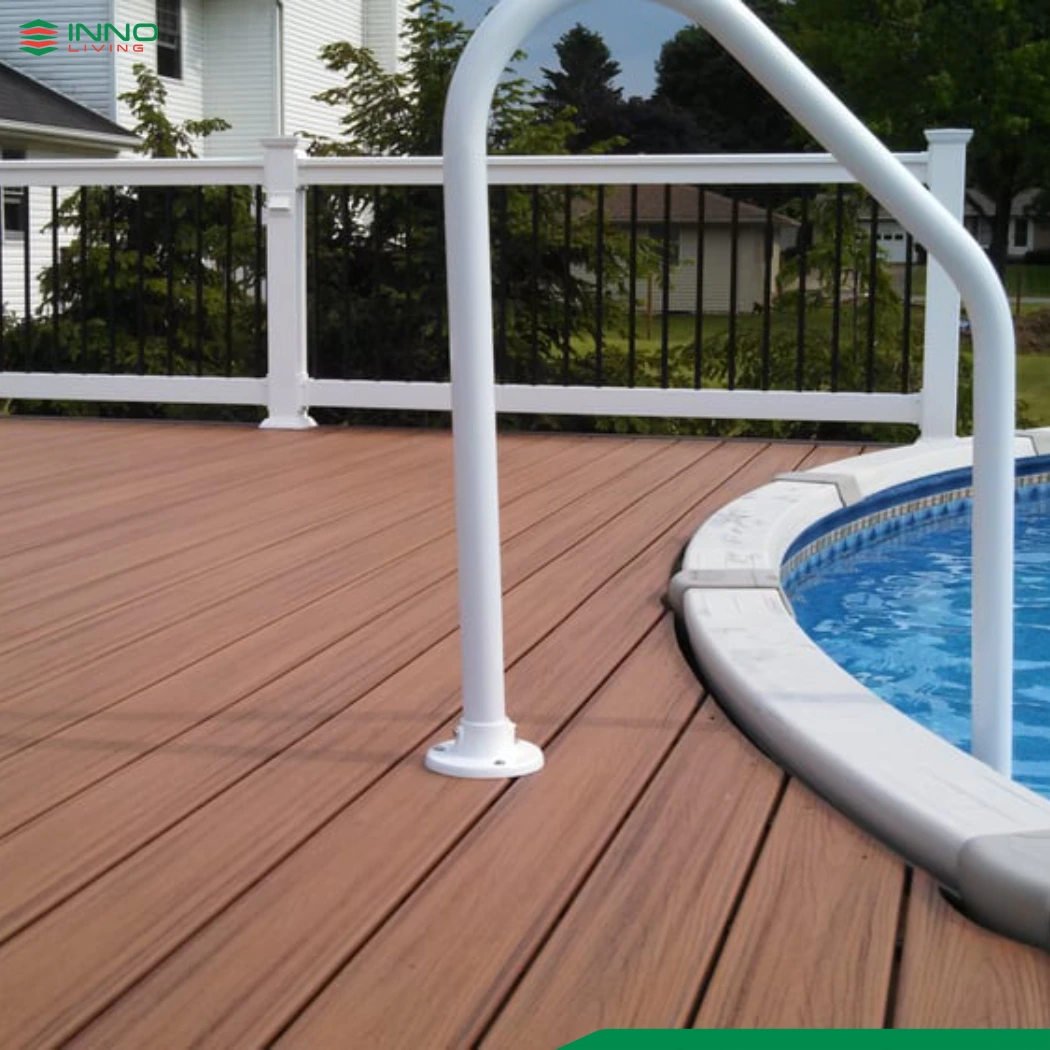 Khả năng chống trơn trượt của sàn gỗ nhựa composite ngoài trời