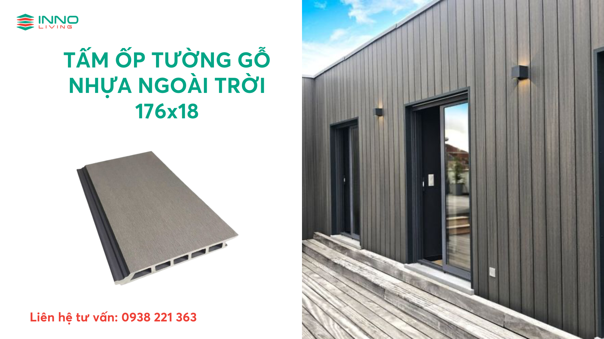 ốp tường gỗ composite